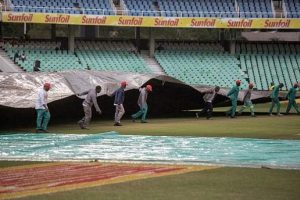 Wet outfield wipes out day three in Durban