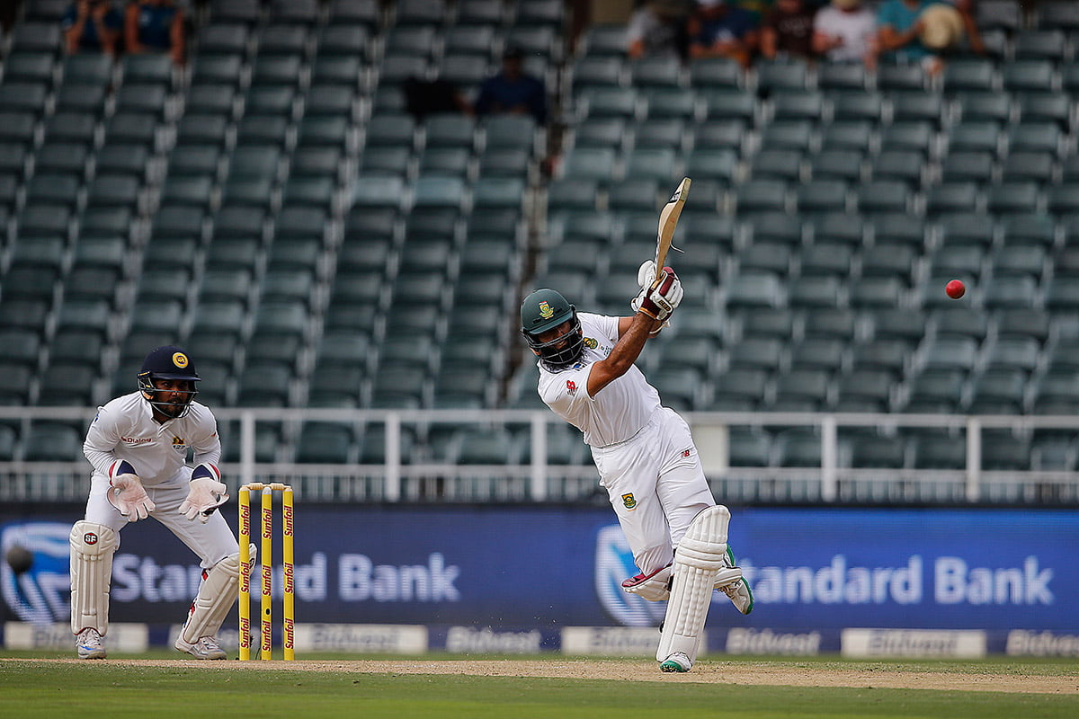 Amla hits century in 100th Test