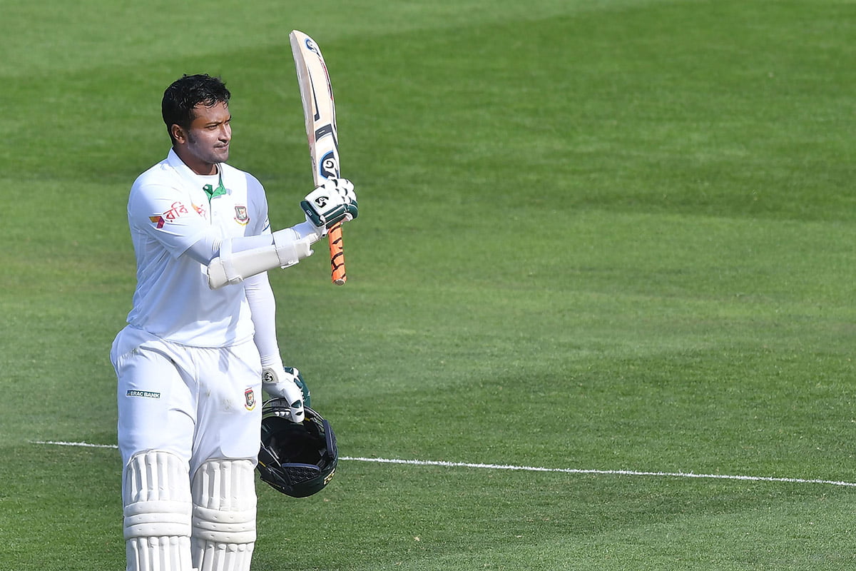 Shakib double ton crushes New Zealand