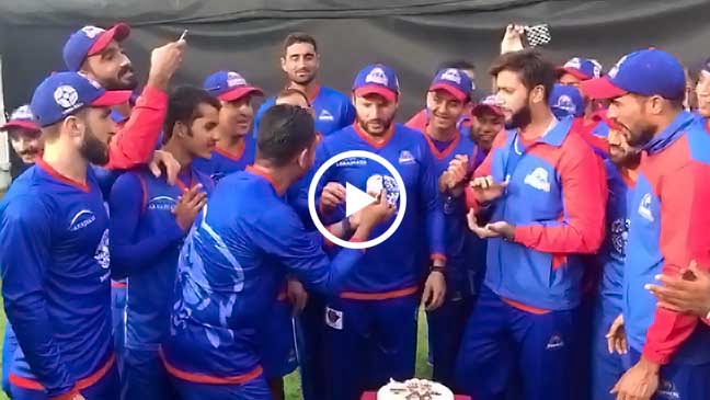 Shahid Afridi celebrates birthday at the PSL