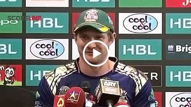 Watson talks to media about the PSL