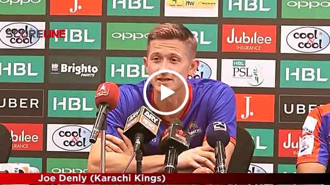 Joe Denly of Karachi Kings defines his performance