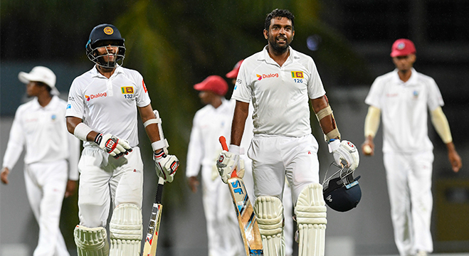 Sri Lanka closing in on victory over Windies