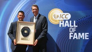 Ricky Ponting formally inducted into the ICC cricket hall of fame