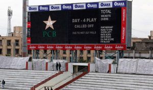 Fourth day’s play called off in historic Pakistan Test